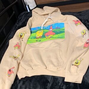 #478 SpongeBob and Patrick Graphic Hoodie